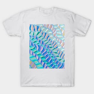 Waves of Teal, Blue & Sand T-Shirt